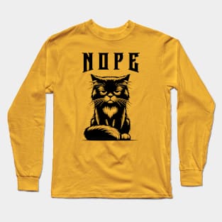 Bad mood cat Long Sleeve T-Shirt